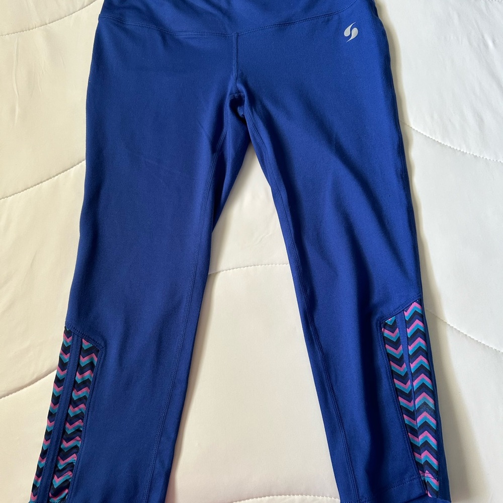Soffe Royal Blue Low Rise Leggings